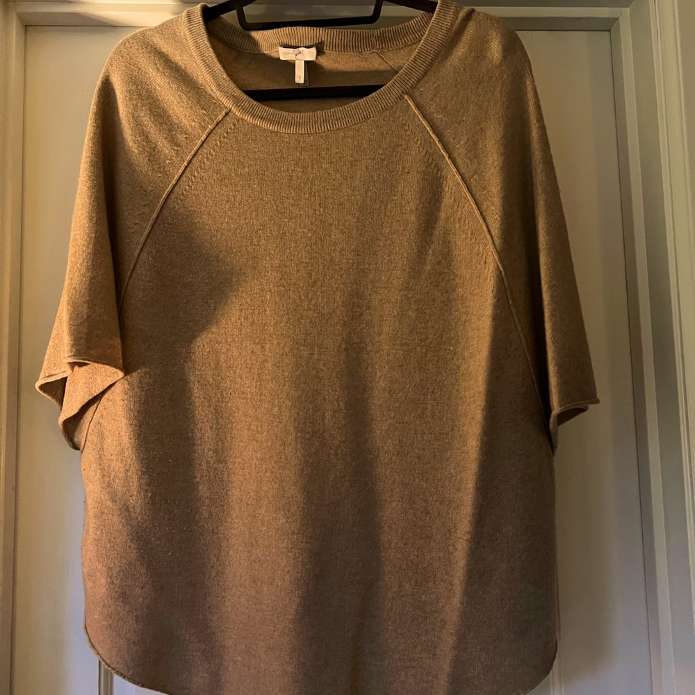 Joie camel color cashmere layering sweater